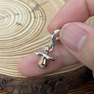 Pandora Pacifier charm S925 Sterling Silver Jewelry
